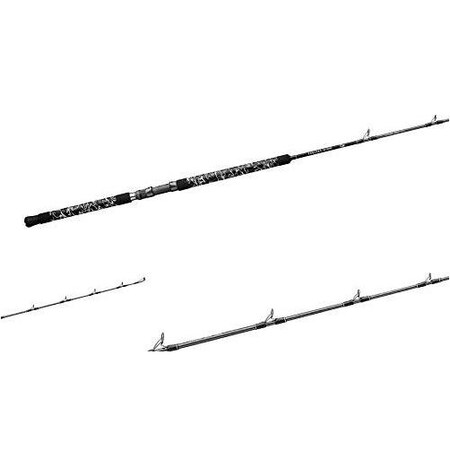 Daiwa Proteus Wn Boat Rods, 7'4 Xx Heavy Action, Fast Taper, Casting, Grey Camo Cosmetic, 80Lb Braid PRWNC74XXHF